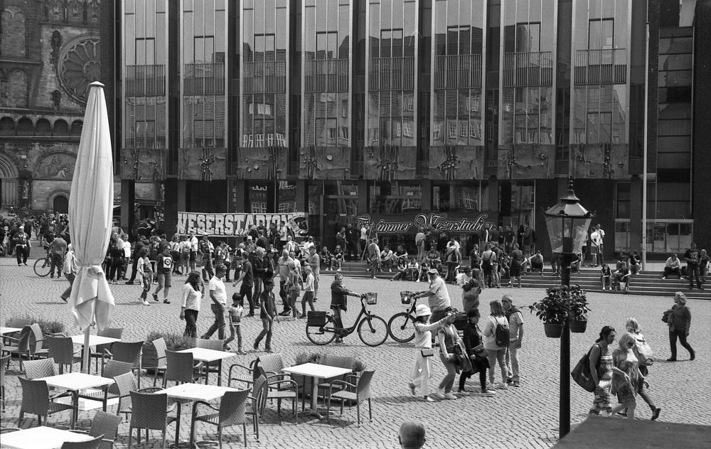 Demonstration, Haus der Bürgerschaft