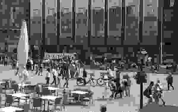 Demonstration, Haus der Bürgerschaft
