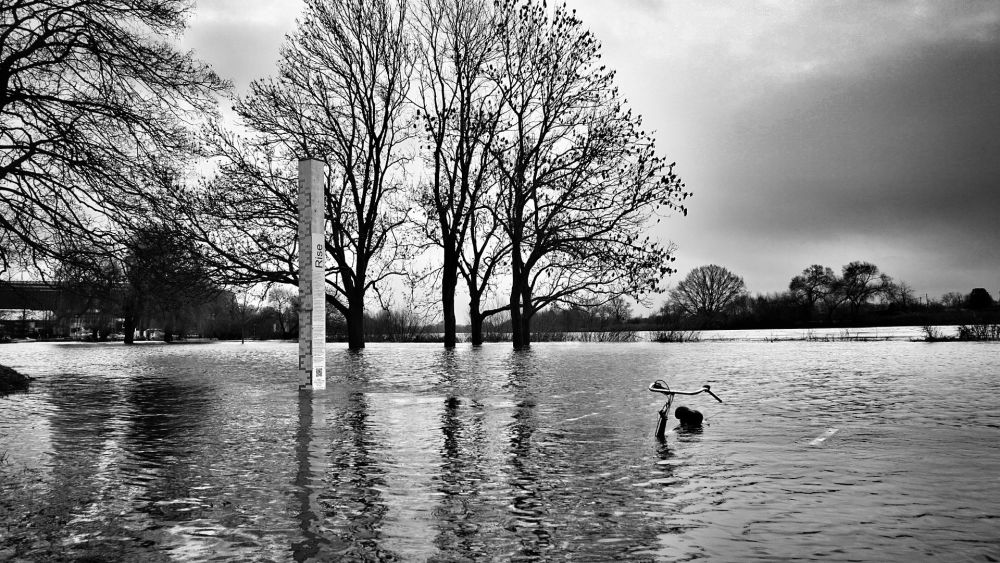Hochwasser am Weserstadion, Osterdeich Bremen II