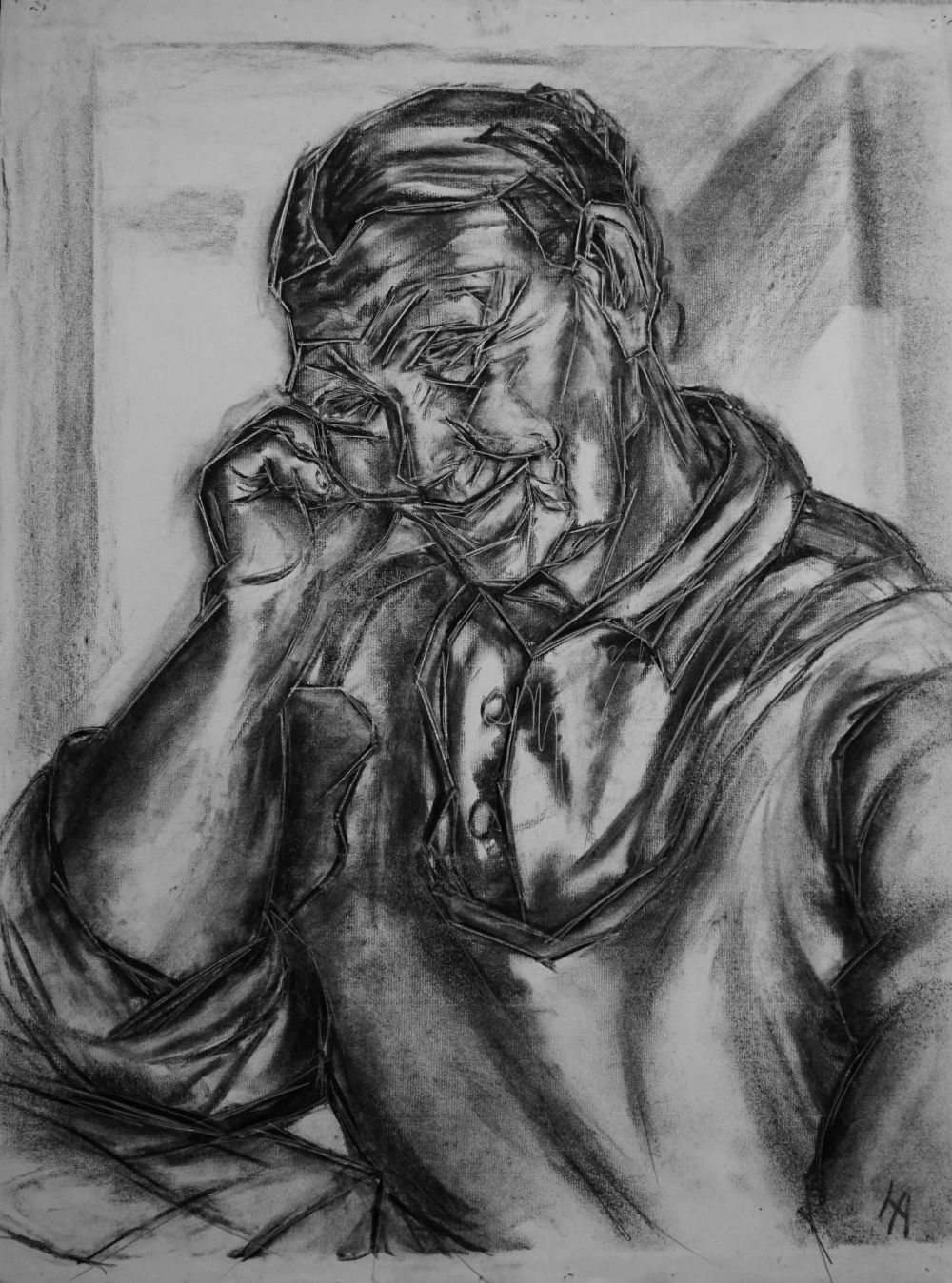 Lächelnde Bäuerin. Worpswede 1930er Jahre. Hanna Ahrens